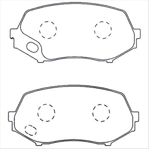 XP FRONT DISC BRAKE PADS -  MITSUBISHI CANTER FE/FG  02-