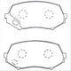 XP FRONT DISC BRAKE PADS -  MITSUBISHI CANTER FE/FG  02-