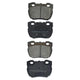 RDA GP MAX LOW METALLIC BRAKE PAD SET HONDA LAND ROVER RDB1176