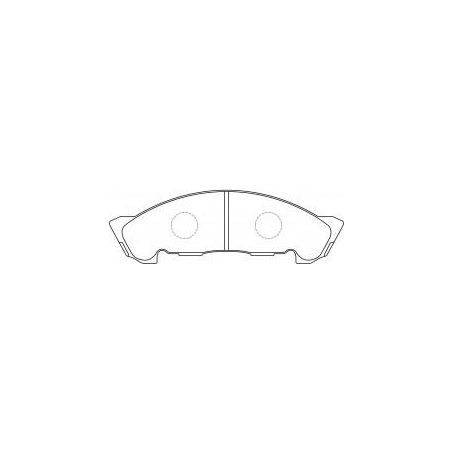 XP FRONT DISC BRAKE PADS - ISUZU ELF 93- D4041XP