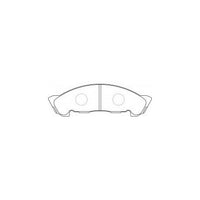 XP FRONT DISC BRAKE PADS - ISUZU ELF 93- D4041XP