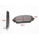ROYALE CERAMIC ULTRA FRONT BRAKE PAD SET - BP2330