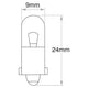 Narva Bayonet BA9s Globe 12V 3W
