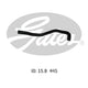 Gates Moulded Heater Hose 02-1155