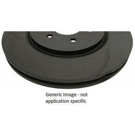 RDA Brakes Slotted & Dimpled Disc Brake Rotor Pair Vented 380mm RDA8306D