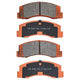 RDA BRAKES RDA GP Max General Purpose Low Metallic Brake Pad Set RDB1110