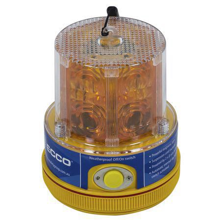Ecco LED Beacon Amber Battery Operated Magnetic Mount EB8300A