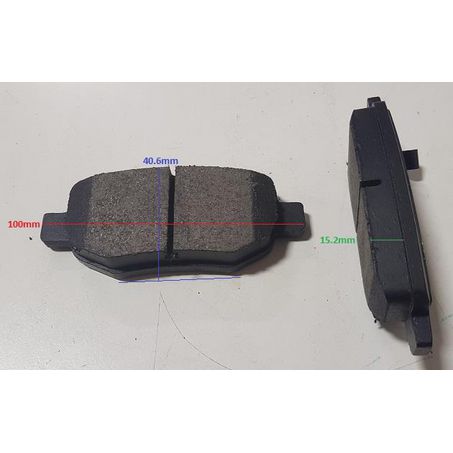 Royale Ceramic Ultra Brake Pad Set L:100 H:40.6 T:15.2 BP1081