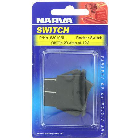 Narva Rocker Switch Off/On DPST (Contacts Rated 20A @ 12V)