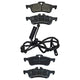 RDA GP MAX LOW METALLIC BRAKE PAD SET MINI COOPER S HATCH ONE RDB1501