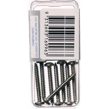 CHAMPION AUTO PARTS Champion Self Tapping Pan Head Screw Pack 8G x 1-1/4in. CSP93