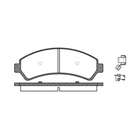 TRW Brake Pad Set Inc. Wear Sensor