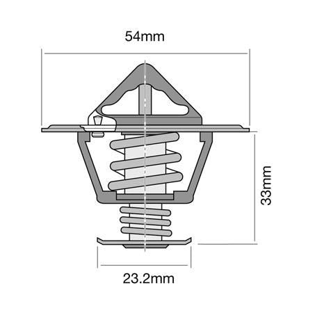 Tridon Thermostat 54mm - 85 Degrees C TT382-185