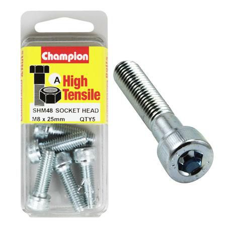 CHAMPION AUTO PARTS Champion Socket Head Nut Pack M8 x 25 SHM48
