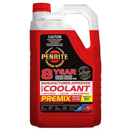 Penrite Red OEM Approved Coolant Premix 5L