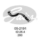 Gates Radiator Hose Lower 05-2191