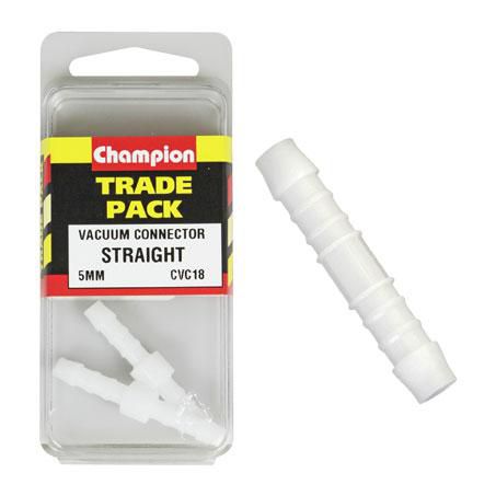 Champion Hose Fitting Straight Connector 5mm 2 Pack - CVC18