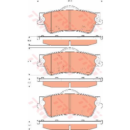 TRW Brake Pad Set (DB1766)