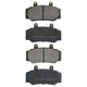 RDA BRAKES RDA GP Max General Purpose Low Metallic Brake Pad Set RDB1169