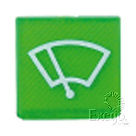 HELLA Switch Symbol Windscreen Green - Pack Size (1)