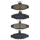 RDA GP MAX LOW METALLIC BRAKE PAD SET NISSAN SKYLINE SCFR31 WCFR31 RDB1106