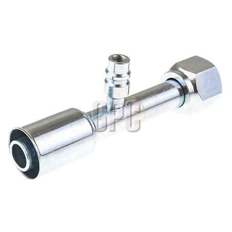 OEX Steel Fitting # 10 FOR - Reduced Beadlock Step Up #12 Straight With R1