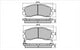 PROSELECT FRONT DISC BRAKE PADS - SUBARU IMPREZA CERAMIC 93-97