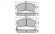 Bendix FRONT DISC BRAKE PADS - SUBARU IMPREZA 93-96
