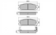 Bendix REAR DISC BRAKE PADS - SUBARU IMPREZA 93-98