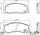 PROSELECT FRONT BRAKE PADS - TOYOTA PREVIA TCR10 20 CERAMIC90-