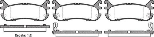 REAR BRAKE PADS - MAZDA MX5 CERAMIC 93-02 DB1283PS