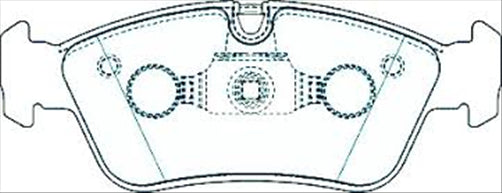 PROSELECT FRONT DISC BRAKE PADS - BMW SERIES 3 E46 CERAMIC