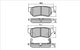 PROSELECT REAR DISC BRAKE PADS - HYUNDAI TERRACAN CERAMIC 01-