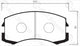 FARGO FRONT BRAKE PADS MITSUBISHI LANCER COLT MIRAGE DB1455