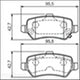 FARGO REAR DISC BRAKE PADS - HOLDEN ASTRA G 90-04 DB1511F