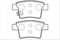 XP REAR DISC BRAKE PADS - FORD MONDEO III 01-05