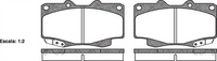 XP FRONT DISC BRAKE PADS - TOYOTA HILUX KUN2# 04-