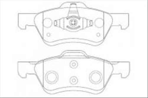 PROSELECT FRONT BRAKE PADS - FORD/MAZDA ESCAPE TRIBUTE CERAMIC 07-