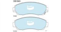 Bendix FRONT DISC BRAKE PADS - HONDA ODYSSEY 05-08