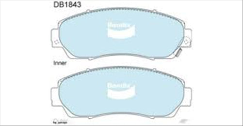 Remsa FRONT DISC BRAKE PADS - HONDA CR-V 07- DB1843 E
