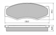 Bendix FRONT DISC BRAKE PADS - NISSAN NAVARA D21 85-92