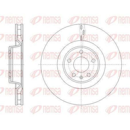 Remsa Brake Rotor F AUDI A6 ALLROAD 2012- 4G 6167110