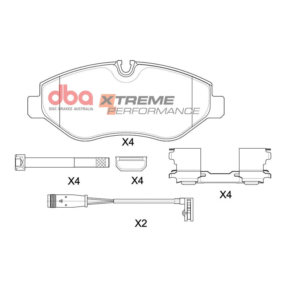 DBA Xtreme Performance Disc Pad - DB1973XP
