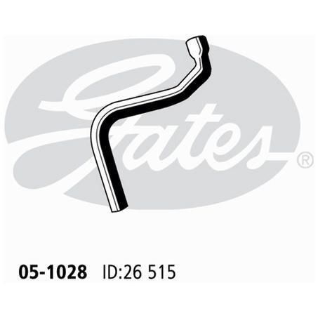 Gates Radiator Hose Upper 05-1028