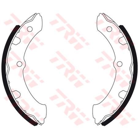 TRW Brake Shoe 224mm x 55.5mm