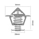 High Flow Thermostat 54mm - 82 Degrees C TT2033-180