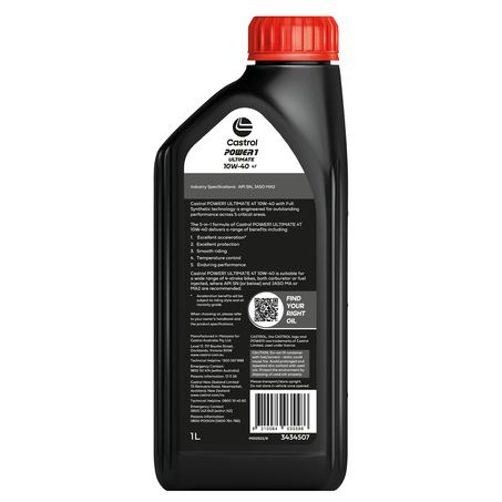 Castrol Power1 Ultimate 4T 10W-40 1L - 3434507