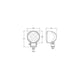 HELLA  LED Work Light Round 9 to 33V Flood Beam 1547LED
