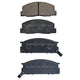 RDA BRAKES RDA GP Max General Purpose Low Metallic Brake Pad Set RDB1122