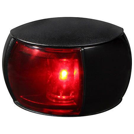 HELLA 2NM PORT RED LAMP BLACK SHROUD